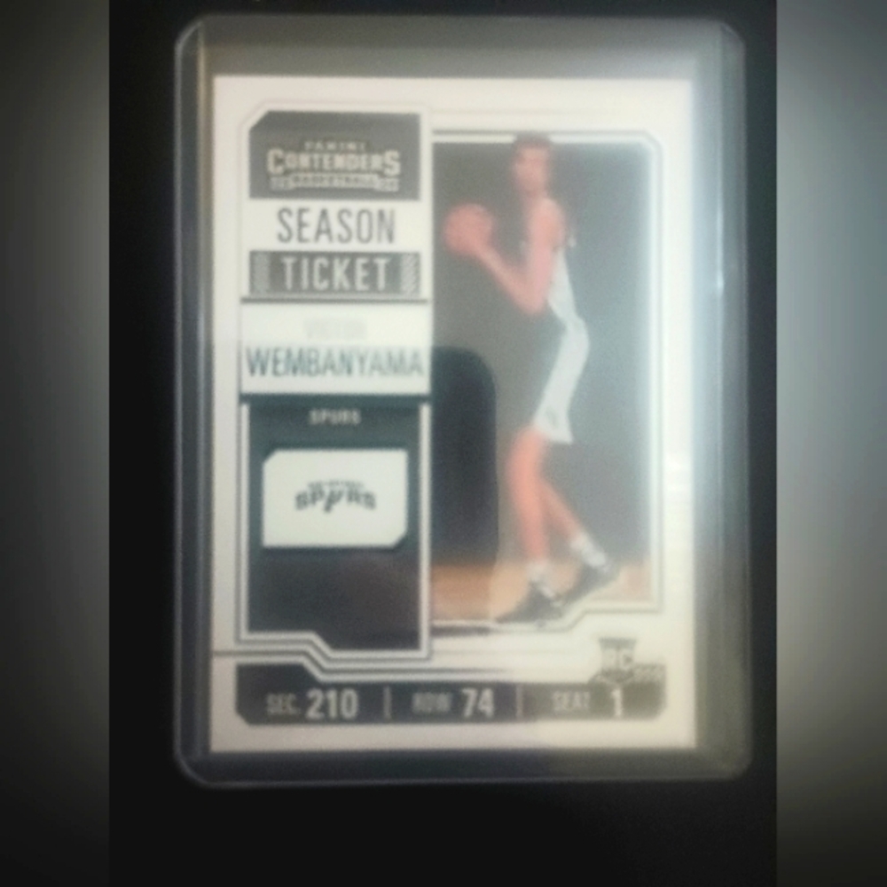 VICTOR WEMBANYAMA 2023 Contenders Basketball Season Ticket #11 (RC)